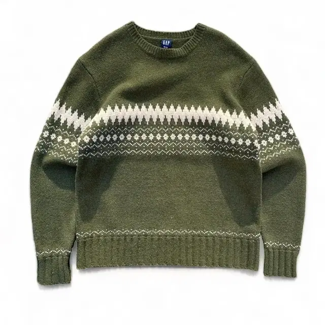 00s old gap nordic lambswool knit