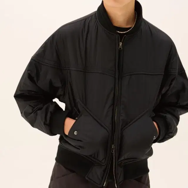 HARDY BOMBER JACKET (BLACK) (S) etce하디봄버