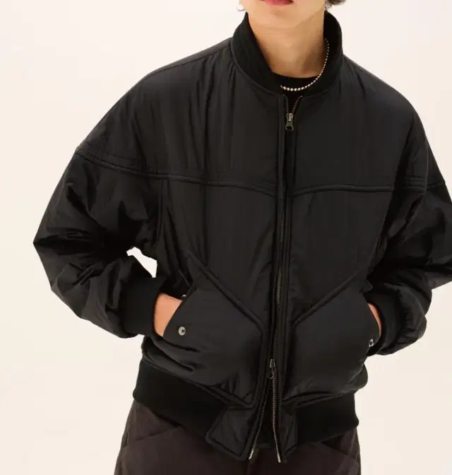 HARDY BOMBER JACKET (BLACK) (S) etce하디봄버