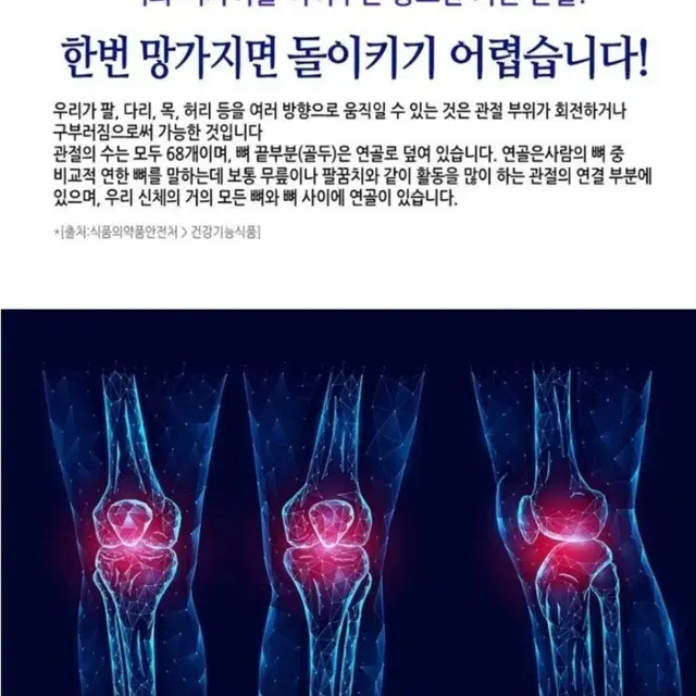 6개월분 관절 연골 보스웰리아 콘드로이친 초록입홍합