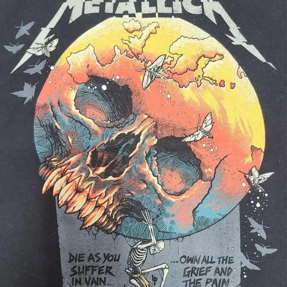 메탈리카 Metallica 2019 유럽 투어 티셔츠 판매