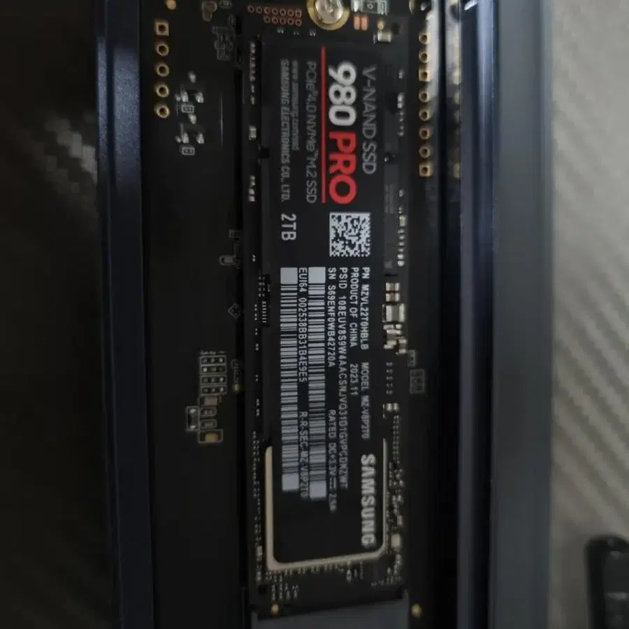 삼성 980 pro ssd + acasis tbu 405 인클로저