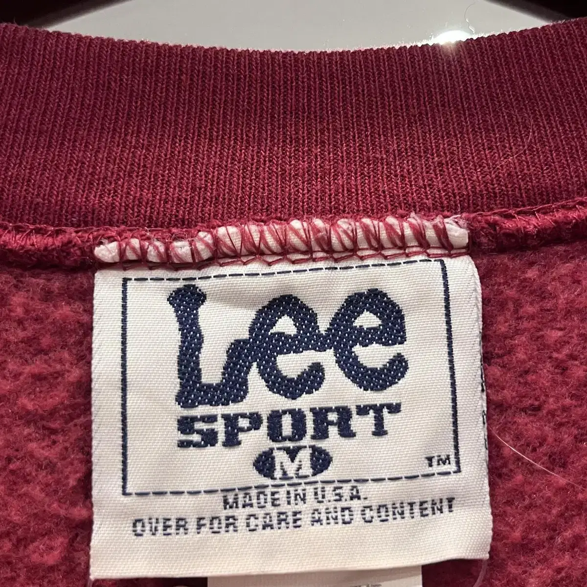 90s Lee 리 스포츠 프린팅 스웻셔츠 (made in USA)