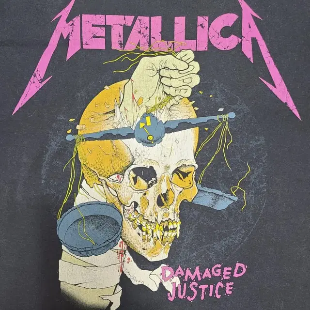 메탈리카 Metallica 2007 Damaged Justice 티셔츠