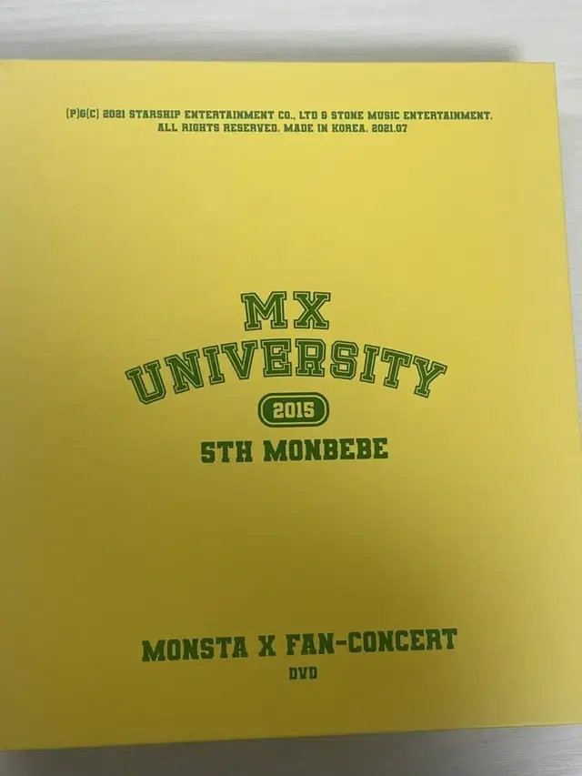 몬스타엑스 5기 팬콘 DVD