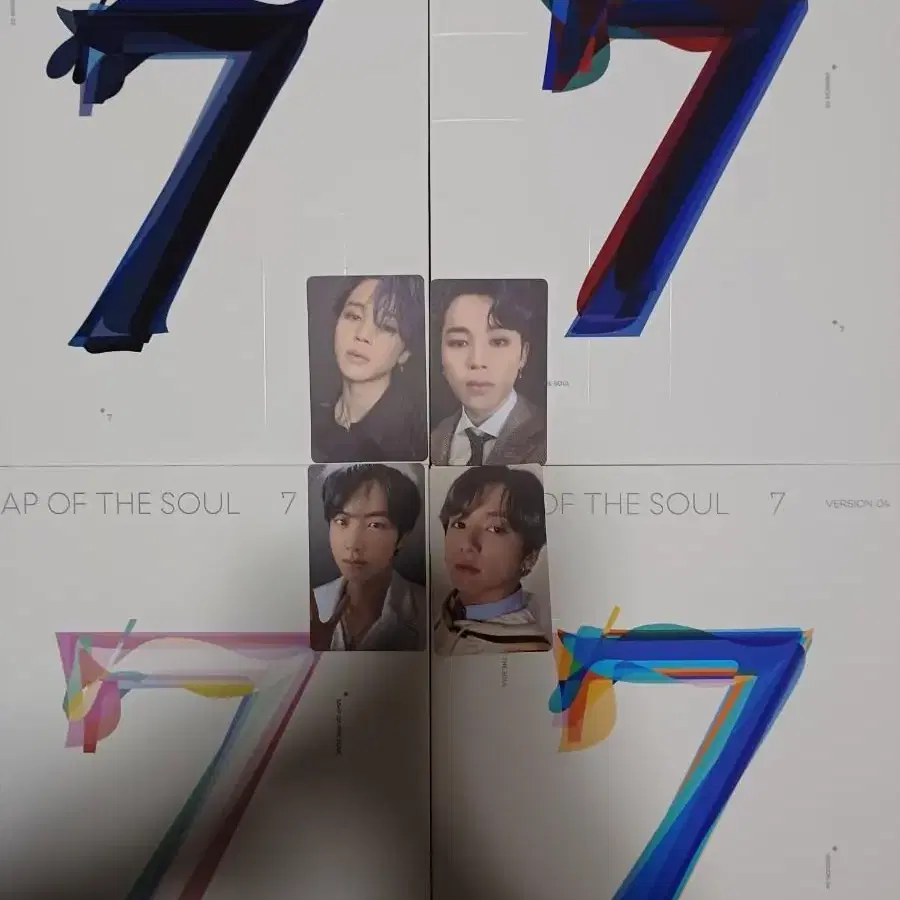 BTS 방탄소년단 MAP OF THE SOUL 7 앨범 1~4 SET