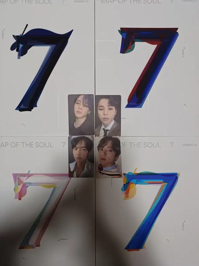 BTS 방탄소년단 MAP OF THE SOUL 7 앨범 1~4 SET