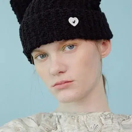 어썸니즈 고양이 비니 ss cat knit hat 블랙