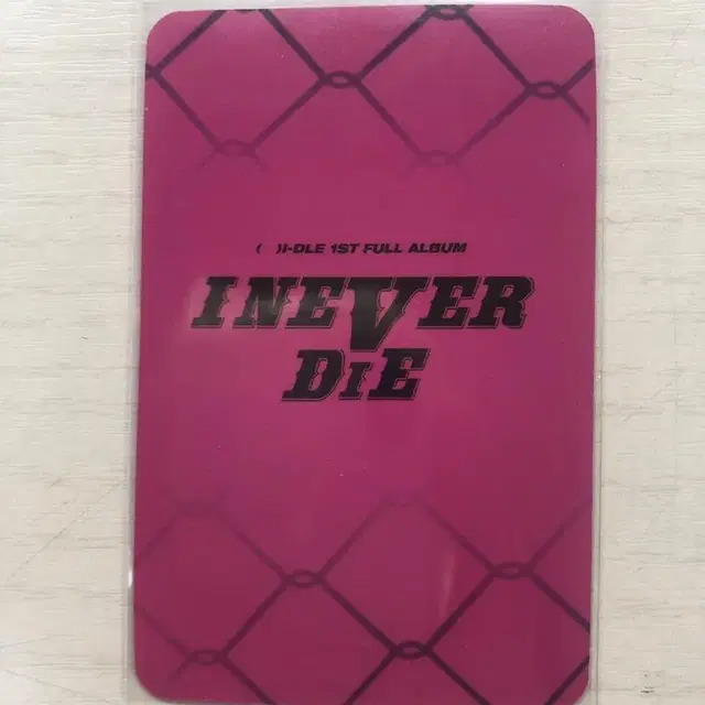 I NEVER DIE 디어마이뮤직 1차 특전 미공포 슈화