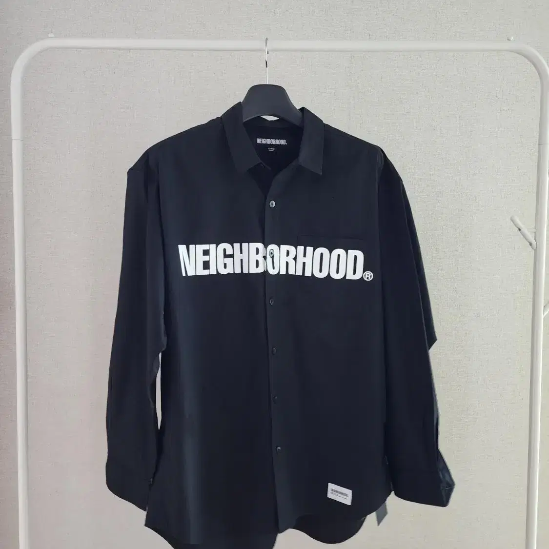 네이버후드 Neighborhood CI 셔츠_ 블랙