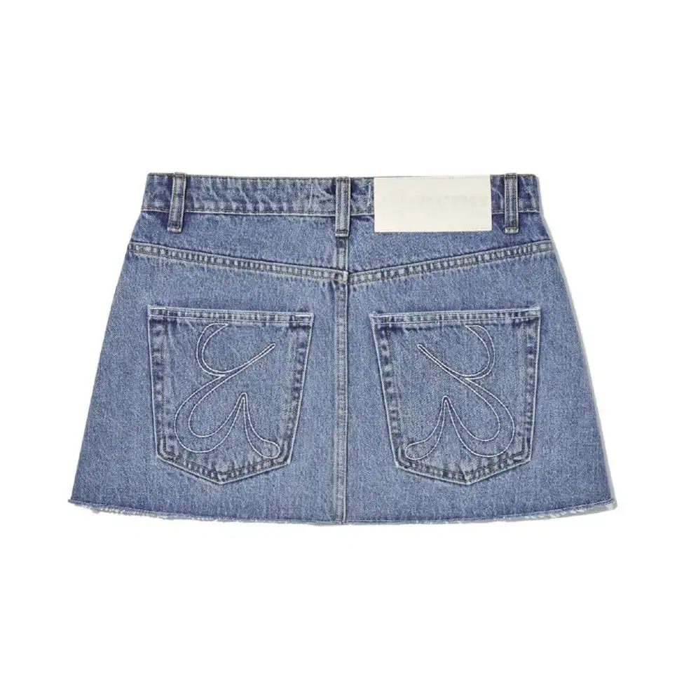 Glowny 91 MID-RISE DENIM SKIRT (BLUE)