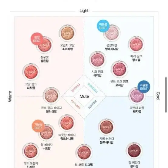 무배)크리니크 치크 미개봉 웜톤치크