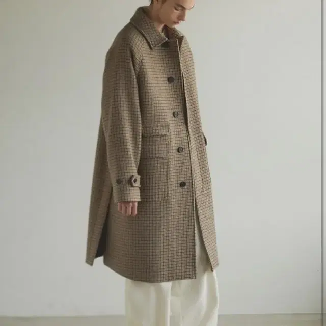 아트이프액츠 Balmacaan Coat_Check