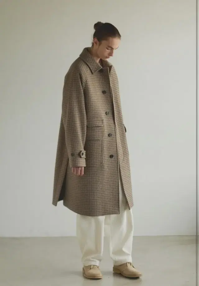 아트이프액츠 Balmacaan Coat_Check