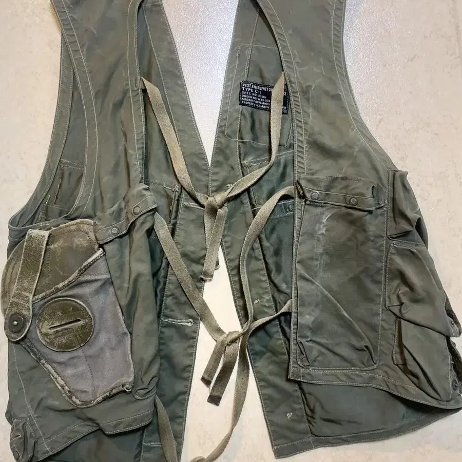 미군 오리지날 ww 2 usaf type c1 베스트 vest