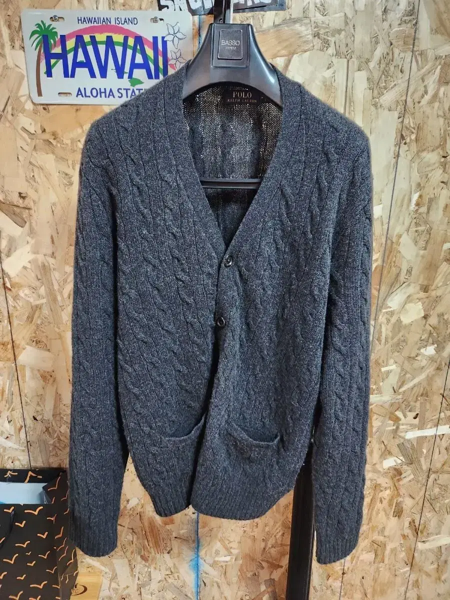 Polo Cashmere Cardigan M(105)