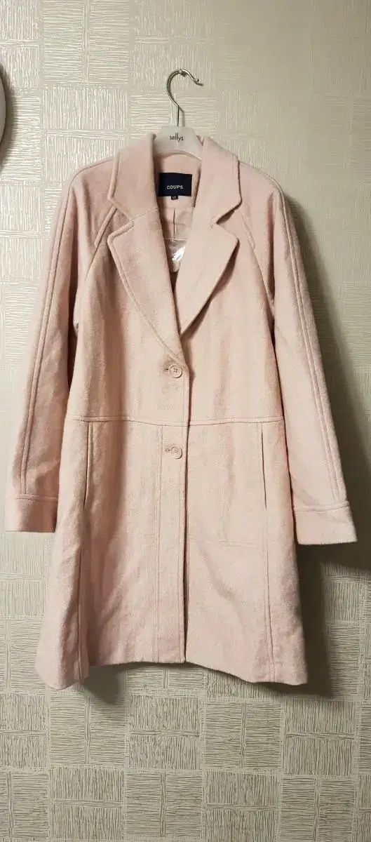 <<<새상품>>>coups pink-beige coat 55