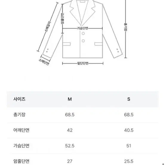 가내스라 네이비 코트자켓 S사이즈