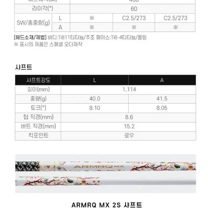 혼마 아이주 11.5도 여성드라이버 정품 새제품