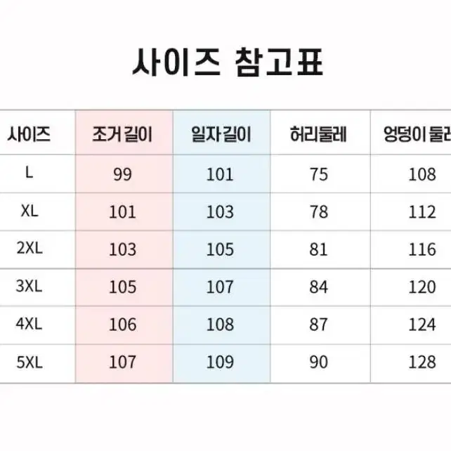 방한양털패딩바지 빅사이즈(30~38)