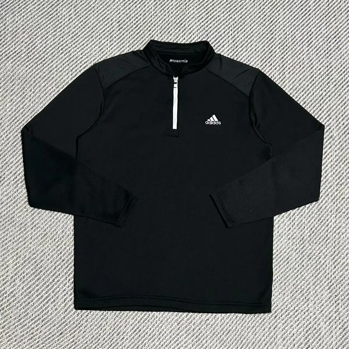 [ S ] adidas adidas vahn zip-up pullover jersey