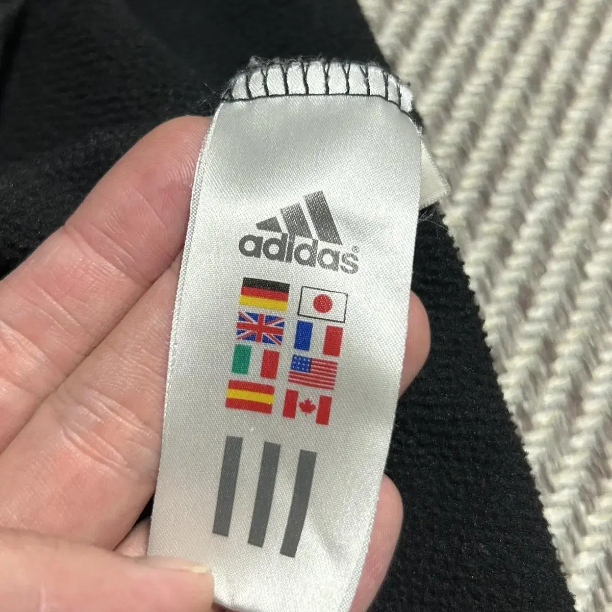 [ S ] adidas 아디다스 반집업 풀오버 져지