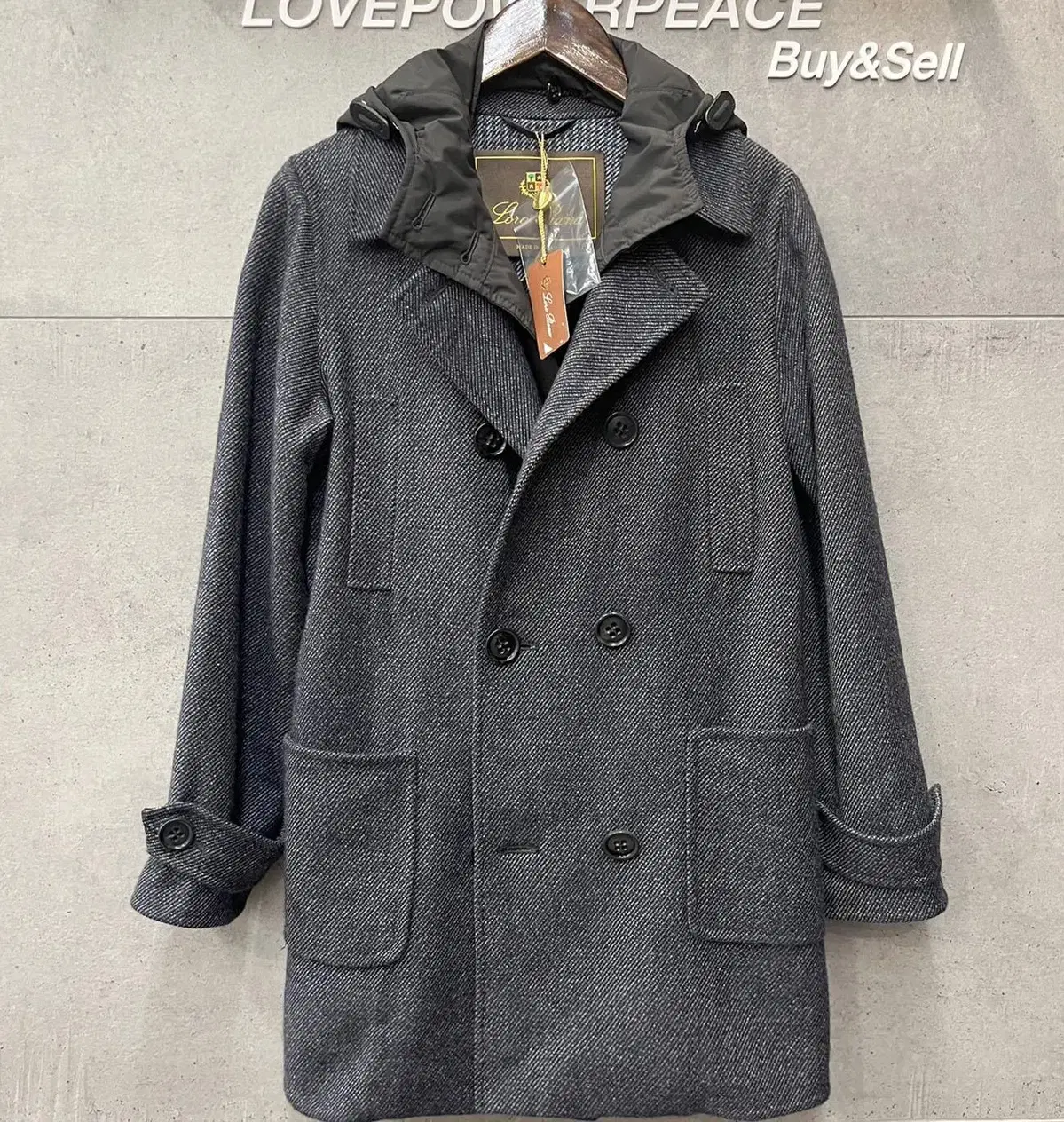 #New Product Loro Piana 100% Cashmere Double Coat Jacket - F112103