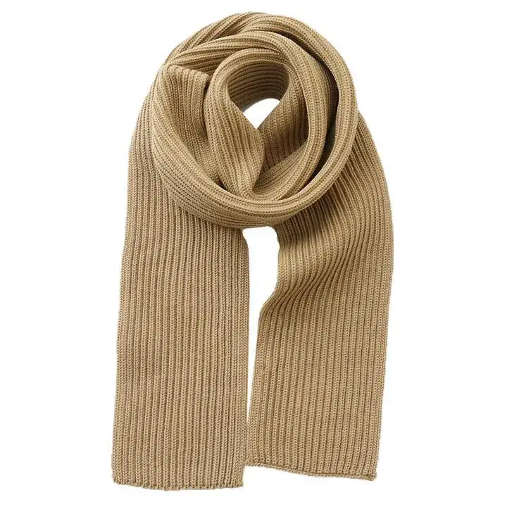 [안데르센]24FW 골지 울 숏 머플러 SCARF CAMEL