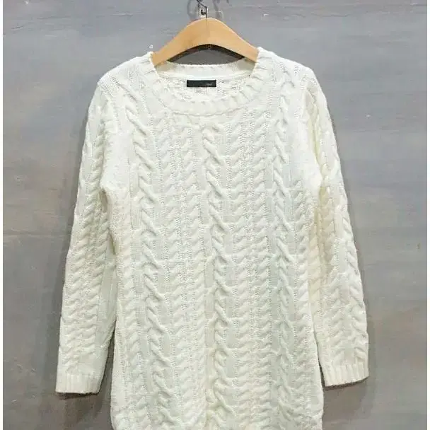 FR) Leshop long cable knit