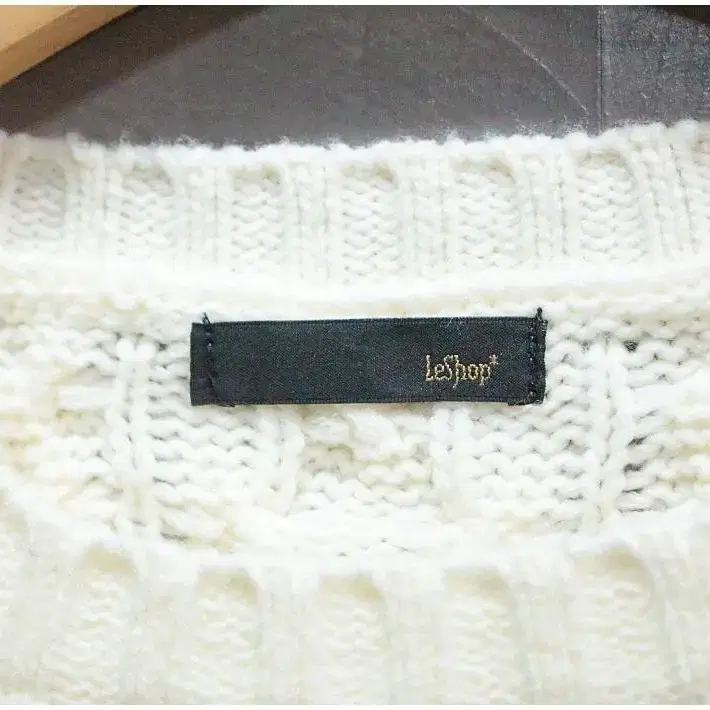 FR) Leshop long cable knit