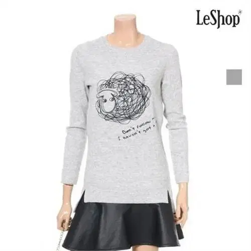 FR) Leshop wool long knit