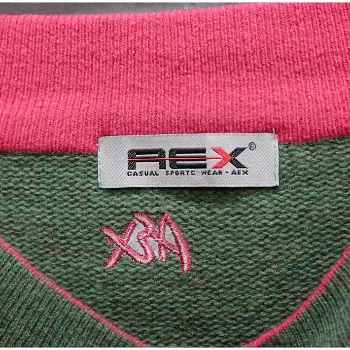 S) AEX wool knit cardigan