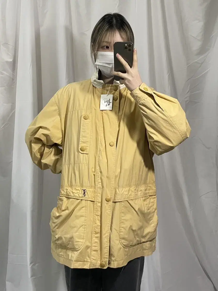 Yves Saint Laurent 90s Yellow Jacket XL