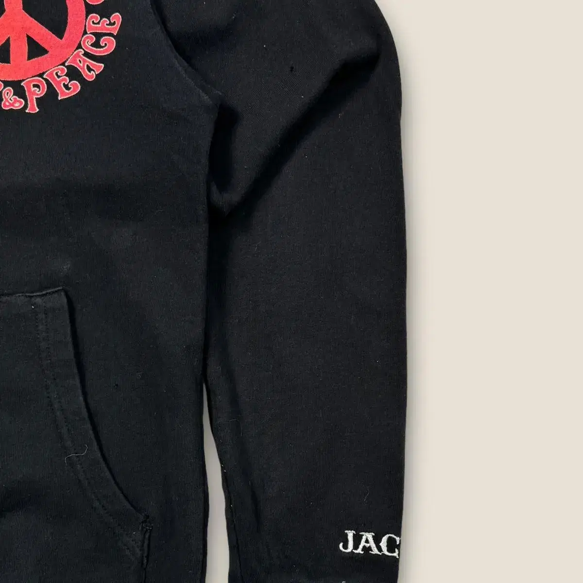 JACK ROSE SKULL WORKS LOVE&PRACE ZIP UP