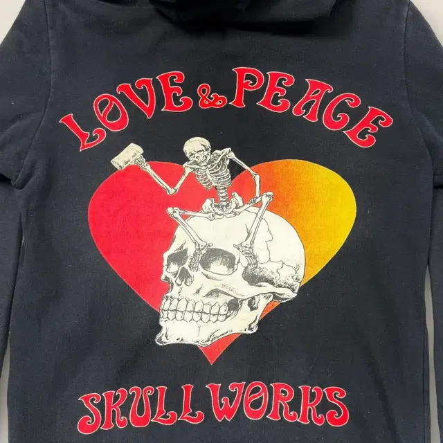 JACK ROSE SKULL WORKS LOVE&PRACE ZIP UP