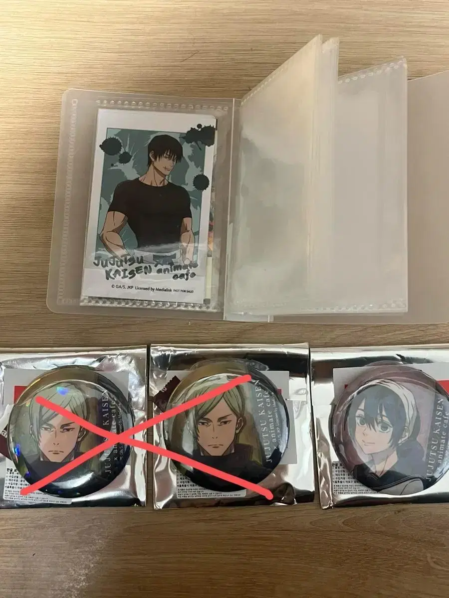 Zuu Spinning Animate Cafe Can Badge B Nayeon Riko pre-order benefit kard