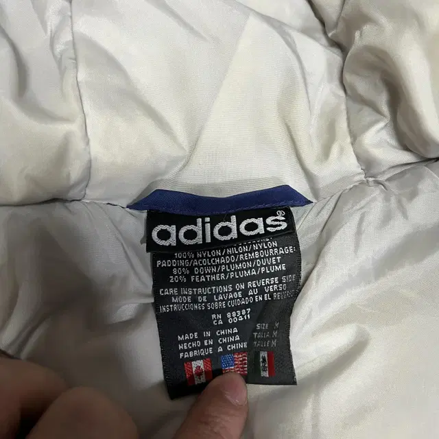 ADIDAS 아디다스 올드스쿨 네이비 후드점퍼(L)