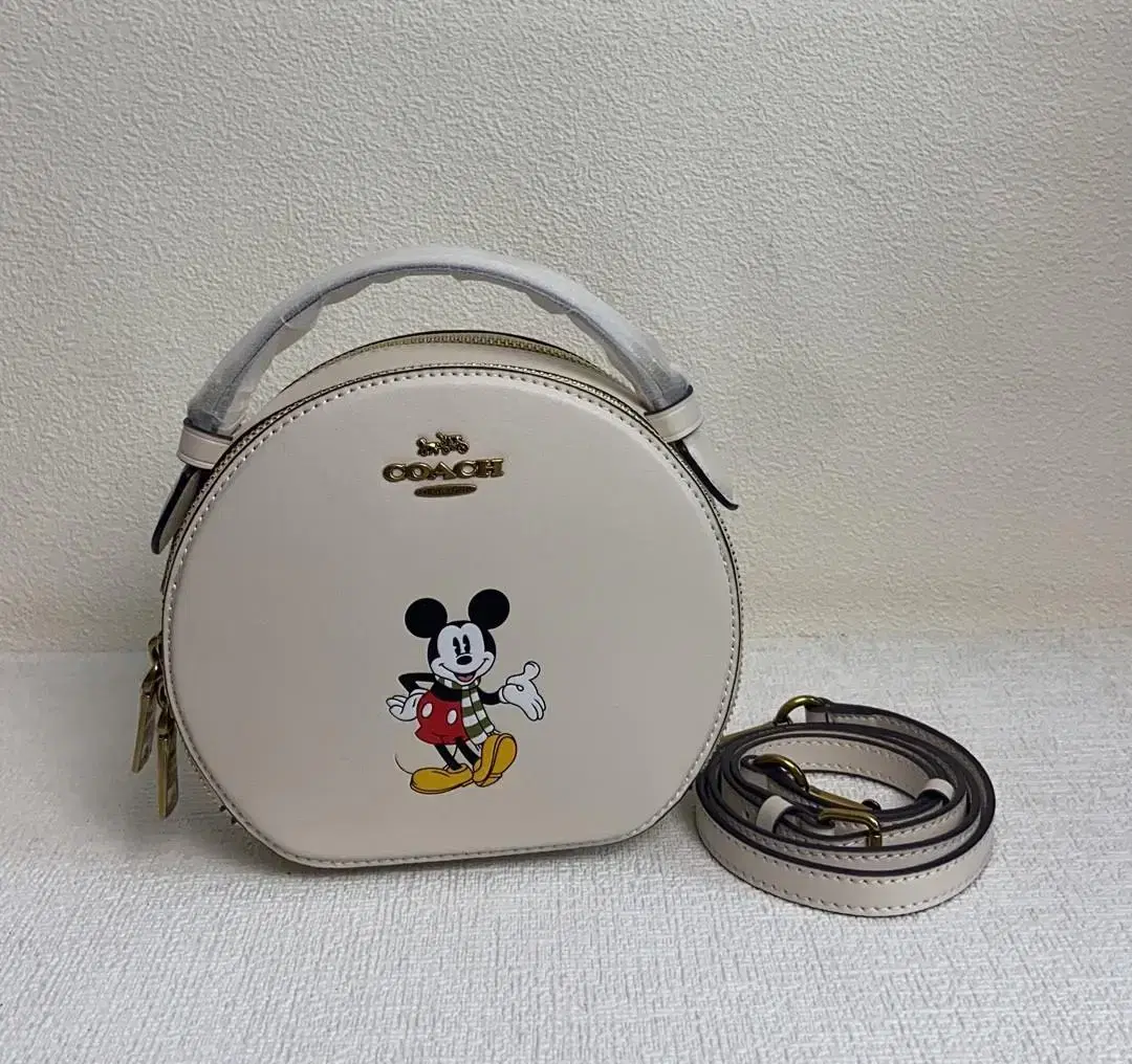 Coach CM856 Disney X Coach Canteen Crossbody Mickey Mouse Chalk Multi