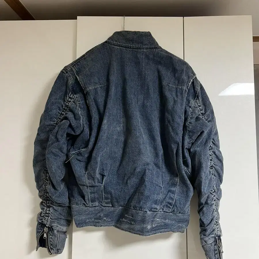 도미넌스스트라반 청자켓 STONE WASH DENIM BOMBER