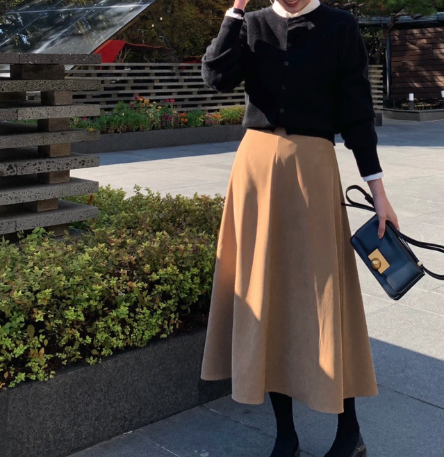 모아빈 스커트 M Matty Flare skirt