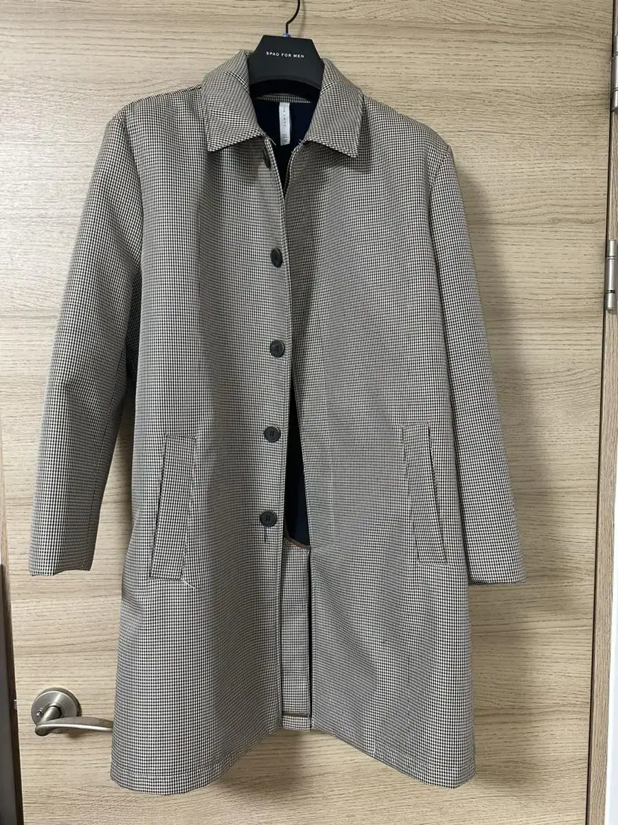 Zara Houndstooth Mac Coat