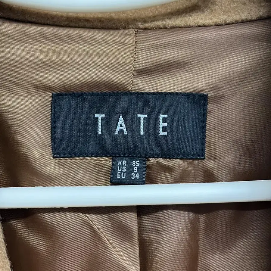 TATE 여성코트(카멜색)