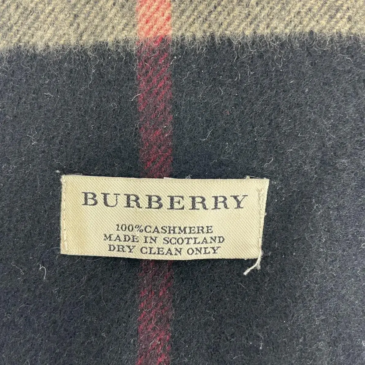 BURBERRY 버버리 캐시미어 체크 머플러