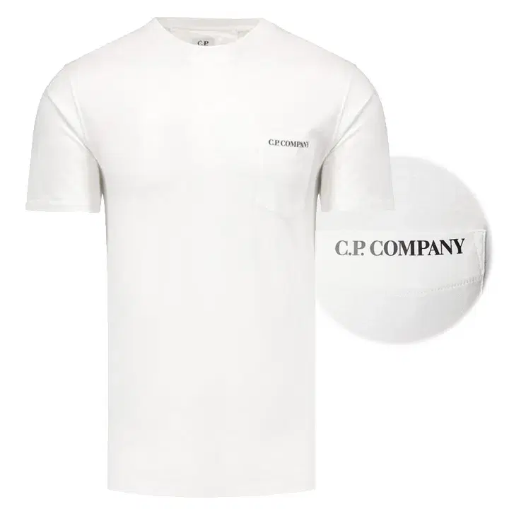 [CP Company]Printed Pocket T-shirt 10CMTS212A 006011W 103