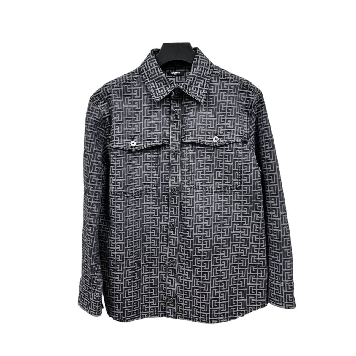 Balmain Jacquard denim jacket 46SIZE