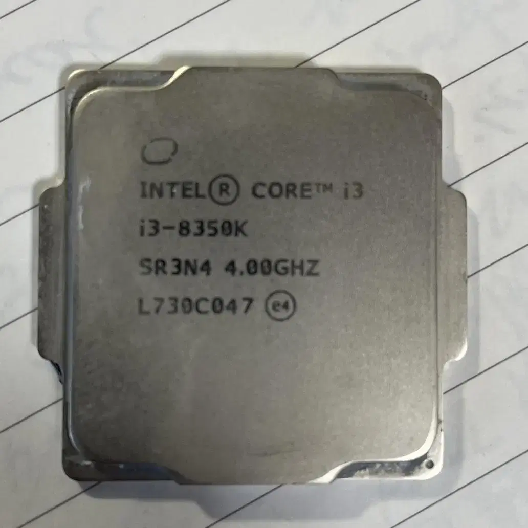 intel i3-8350k cpu