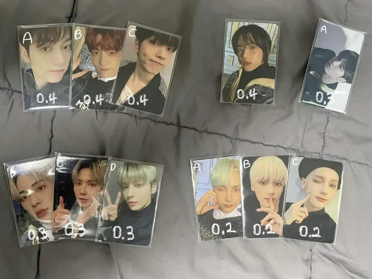 TXT soobin beomgyu taehyun Hearning photocard wts bulk sell Disposition