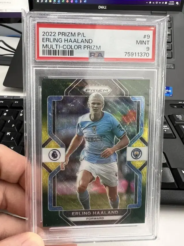 PSA Prizm Card #9 2022 Erling Haaland