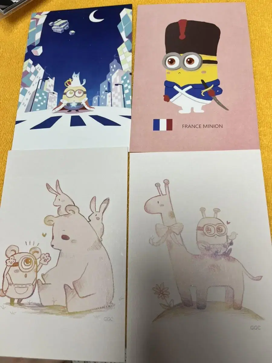 Minions, other Jiggy Goods postcards