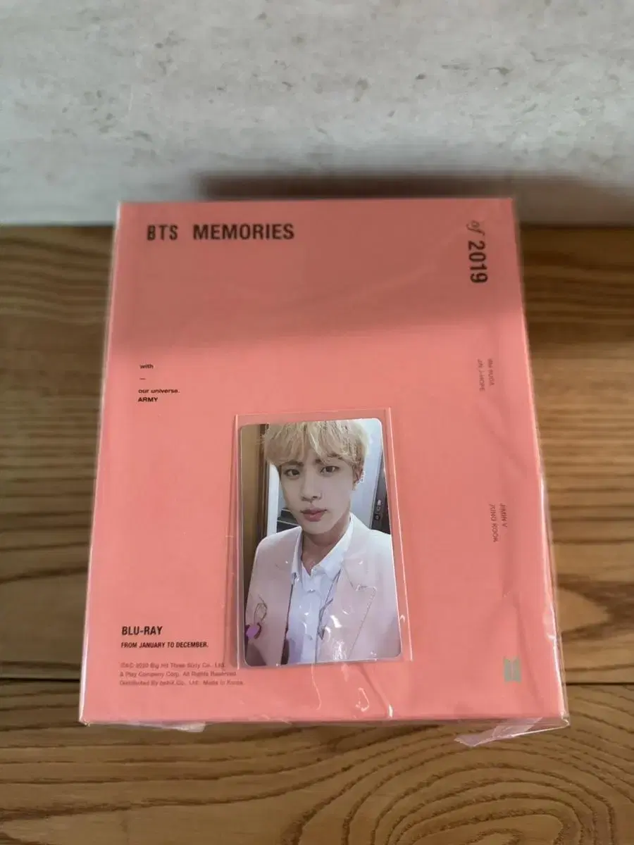 BTS 방탄소년단 19메모리즈 블루레이 석진 풀셋